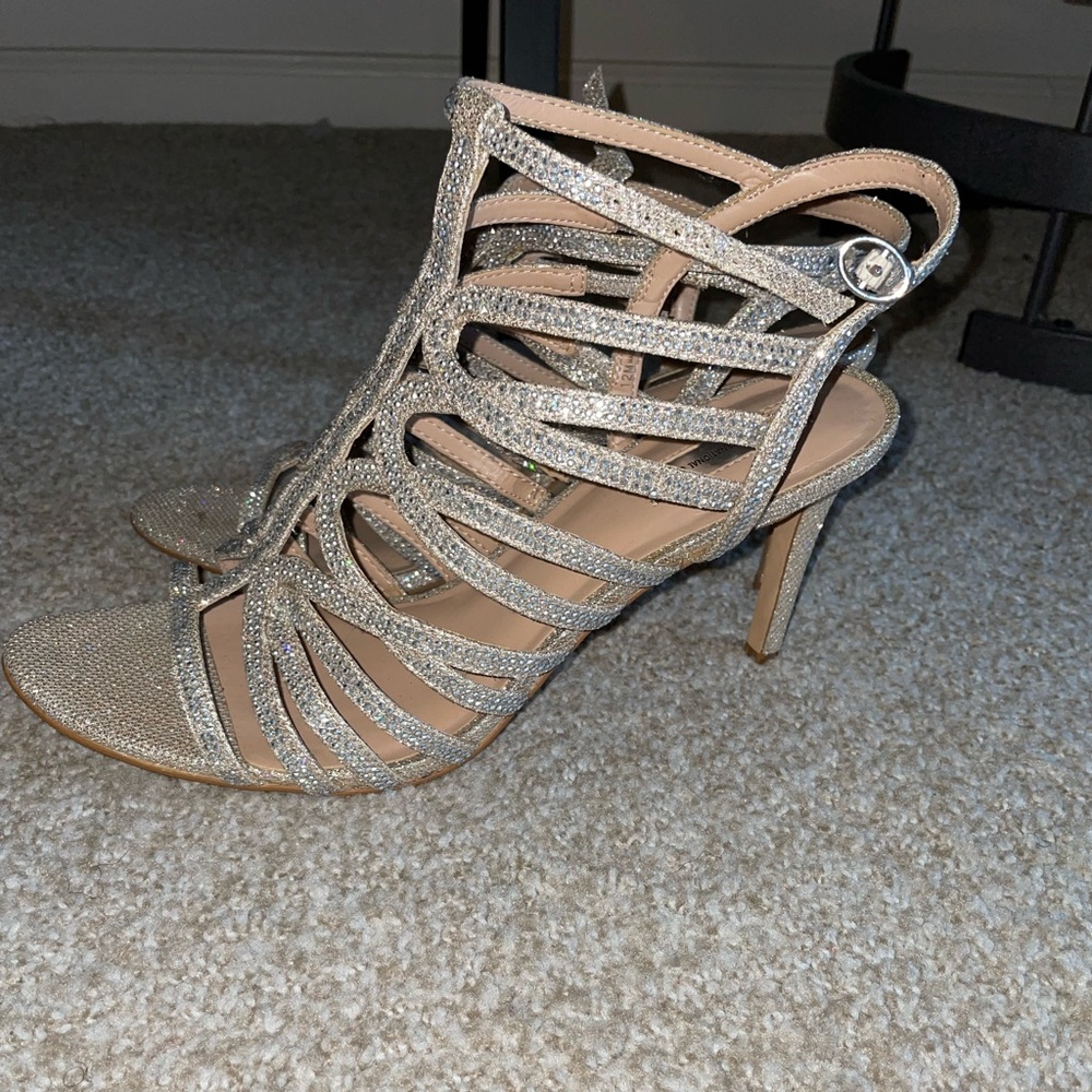 Diamond Encrusted Stilettos, Size 12 M, 3.75 Inches, International Concepts INC